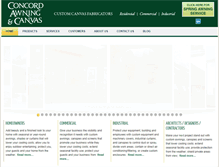 Tablet Screenshot of concordawning.com
